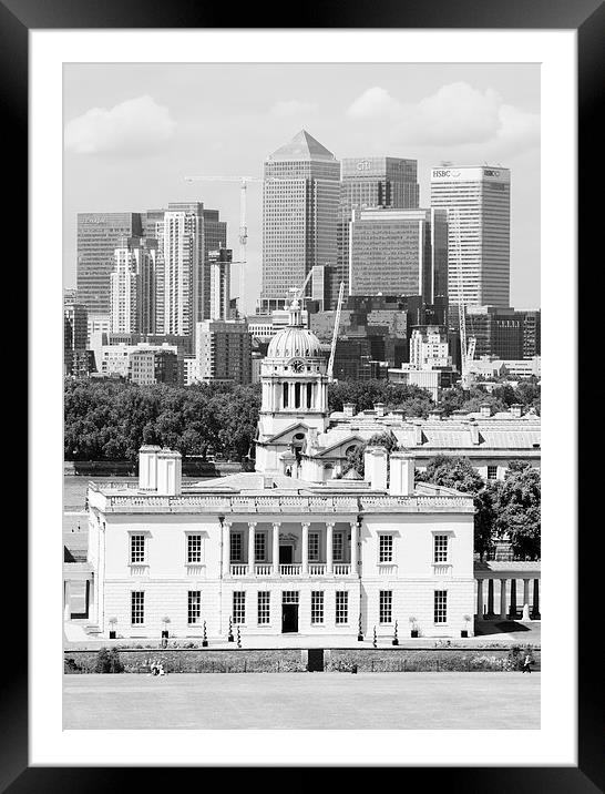 Royal Greenwich Framed Mounted Print by LensLight Traveler