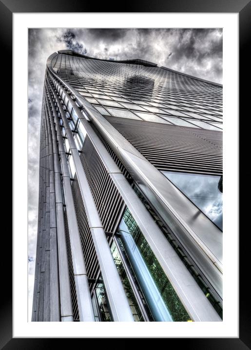 The Walkie Talkie Building London Framed Mounted Print by David Pyatt