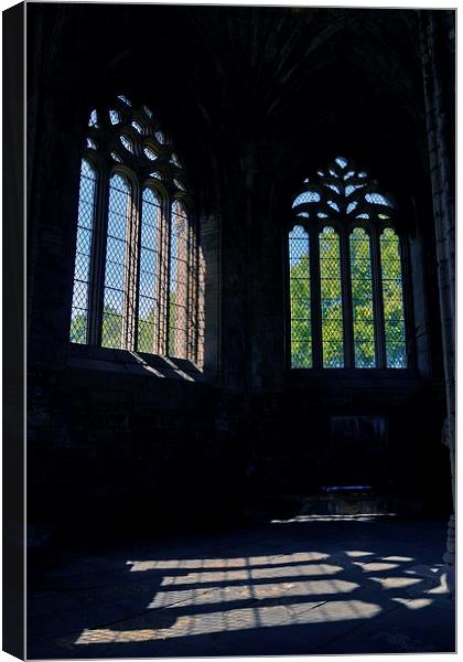 Chapter House Elgin Cathedral Canvas Print by Eric Watson