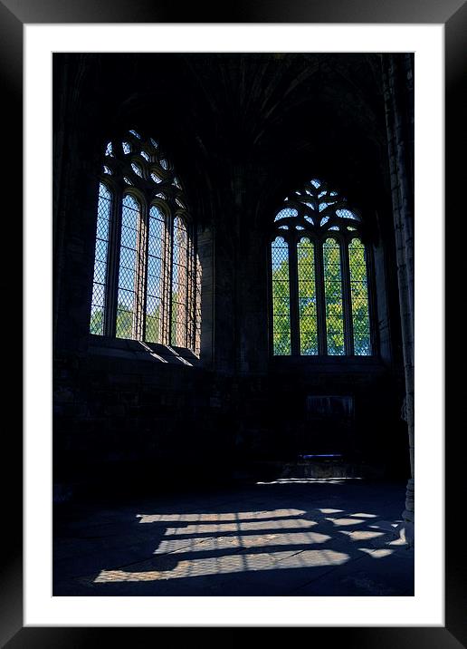 Chapter House Elgin Cathedral Framed Mounted Print by Eric Watson