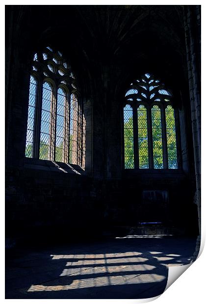 Chapter House Elgin Cathedral Print by Eric Watson