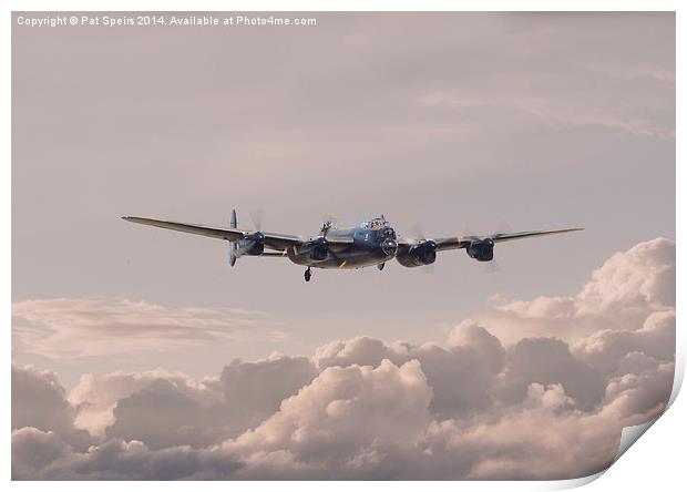 Lancaster - Summer Dawn Print by Pat Speirs