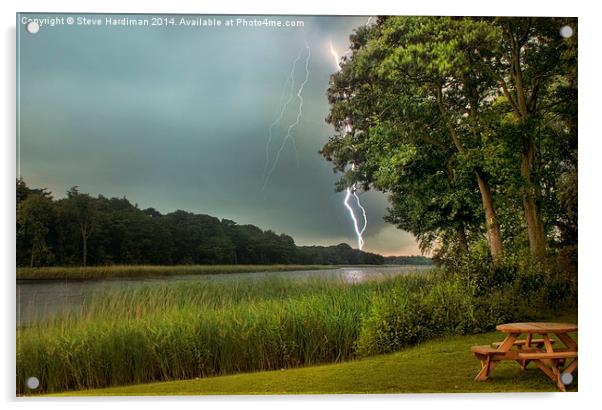 An English Storm Acrylic by Steve Hardiman