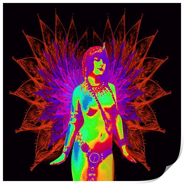 Exotic Angel Print by Matthew Lacey