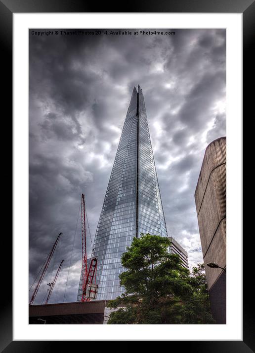The Shard Framed Mounted Print by Thanet Photos