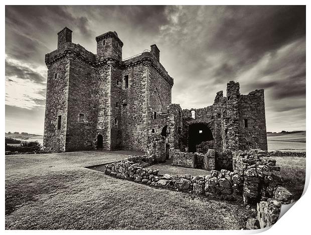 Balvaird Castle Print by Fraser Hetherington