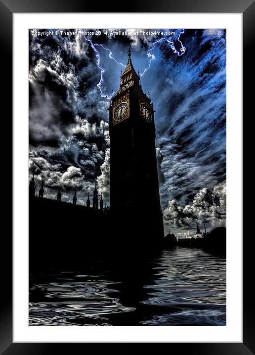 Apocalyptic London Framed Mounted Print by Thanet Photos