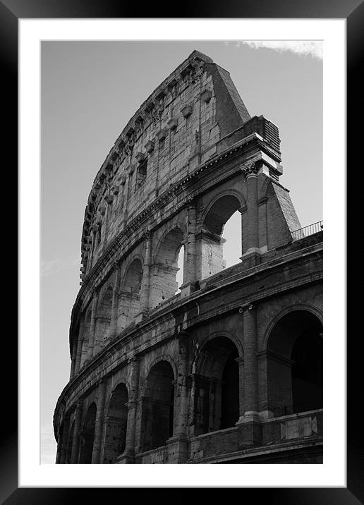 Colosseum Framed Mounted Print by  Orchard