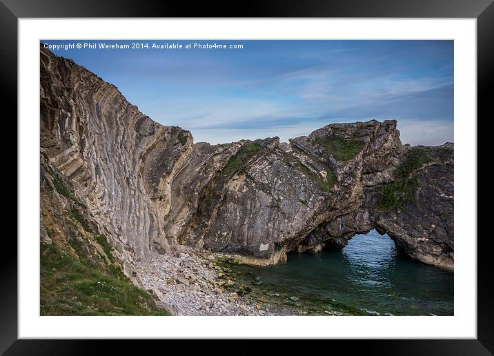 Stair Hole Lulworth Cove Framed Mounted Print by Phil Wareham