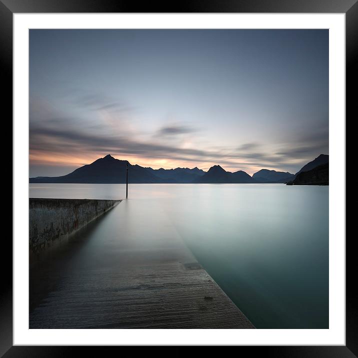 Elgol at Sunset Framed Mounted Print by Maria Gaellman