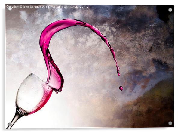 Pink Acrylic by john Sprague