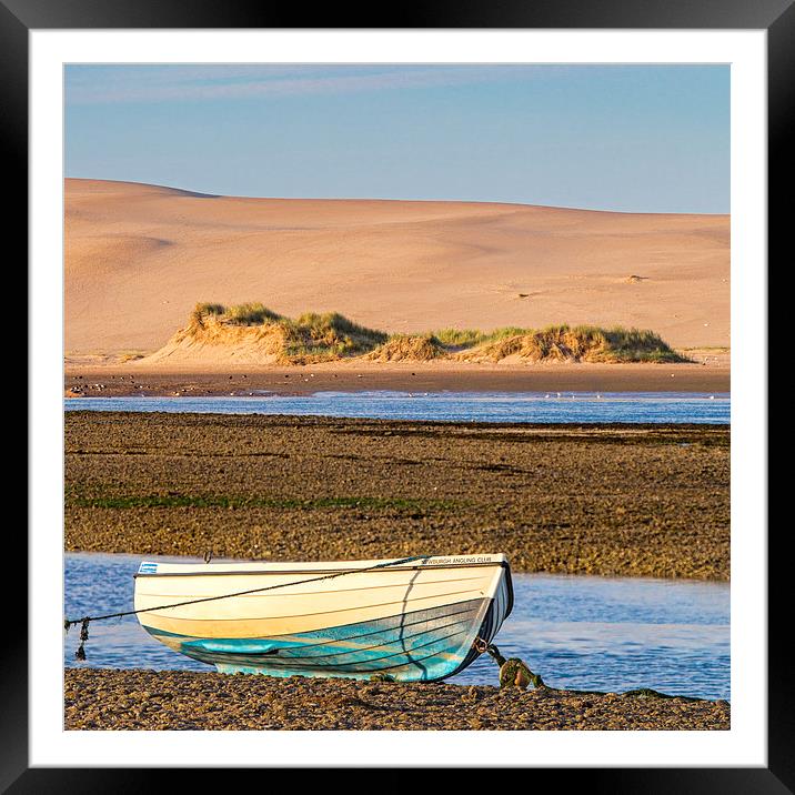 Low Tide Framed Mounted Print by Mike Stephen
