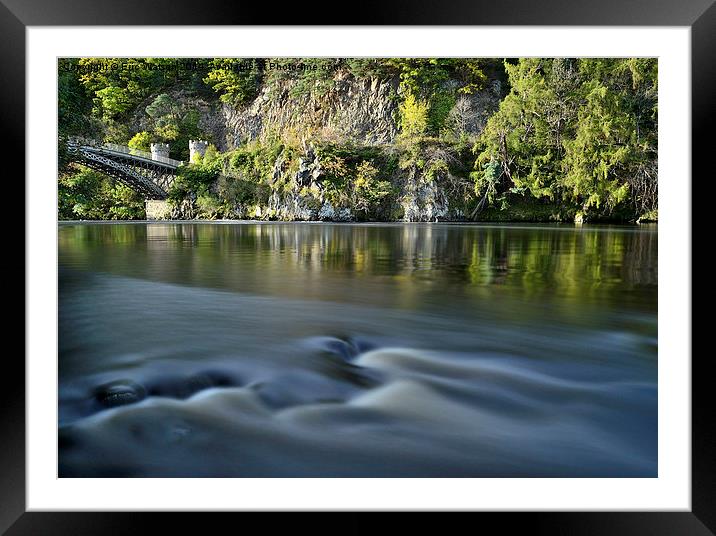 Bridge And River Spey Framed Mounted Print by Eric Watson
