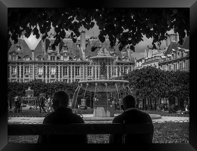 Just Watching, Paris, France Framed Print by Mark Llewellyn