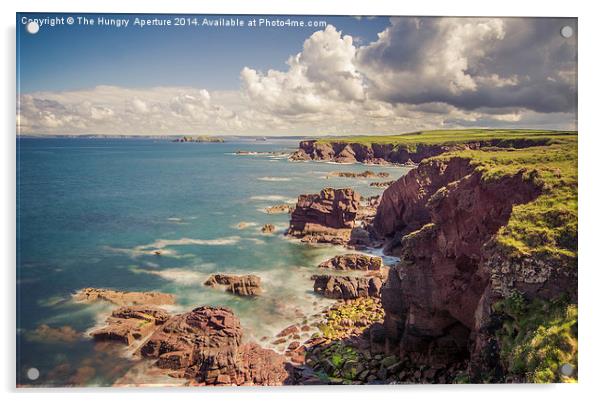 Pembrokeshire Coast Acrylic by Stef B