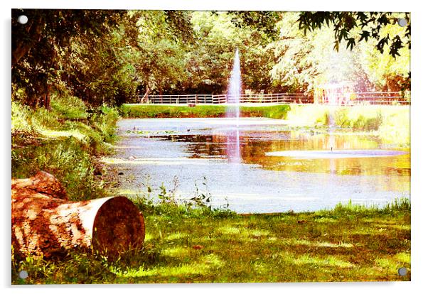 croxteth park Acrylic by sue davies