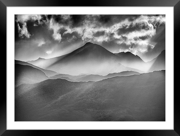 Mellow Morning on Moelwyn Mawr Framed Mounted Print by Oriel Forest