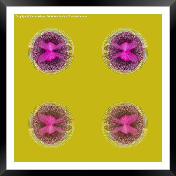 Four orbs Framed Mounted Print by Robert Gipson