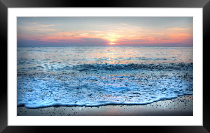 Sea of Serenity Framed Mounted Print by Mike Sherman Photog