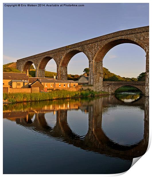 Cullen Viaduct Print by Eric Watson