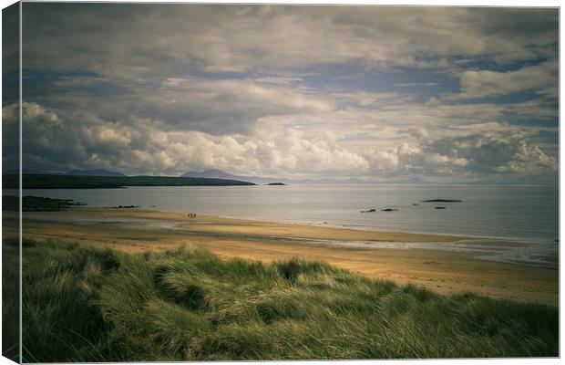 The beach and beyond. Canvas Print by Sean Wareing
