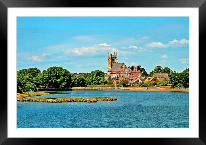 St Marys church Framed Mounted Print by Dave Fry