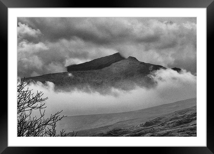 Mount Snowdon, almost Framed Mounted Print by Oriel Forest