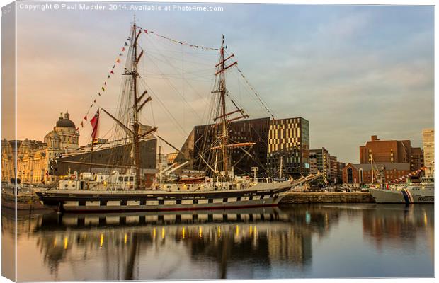 Stavros S Niarchos Tall Ship Canvas Print by Paul Madden