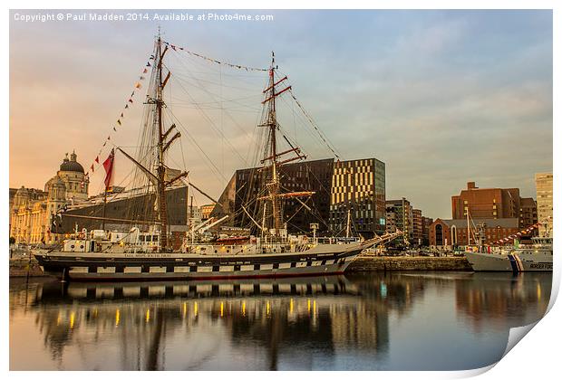 Stavros S Niarchos Tall Ship Print by Paul Madden