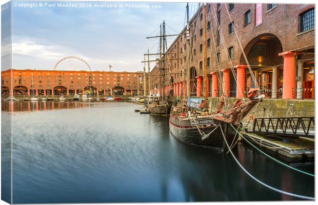 Glaciere at the Albert Dock Canvas Print by Paul Madden