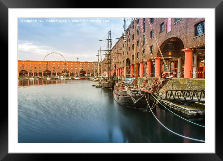 Glaciere at the Albert Dock Framed Mounted Print by Paul Madden