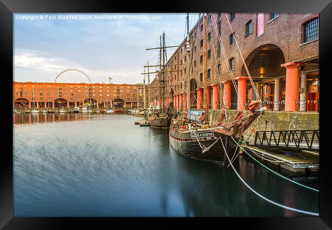 Glaciere at the Albert Dock Framed Print by Paul Madden