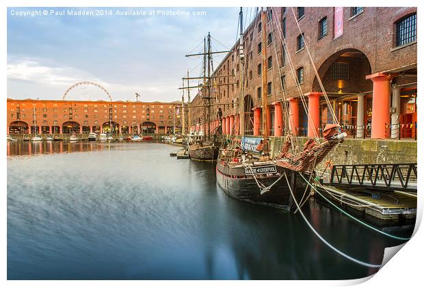 Glaciere at the Albert Dock Print by Paul Madden