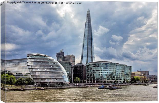 London skyline Canvas Print by Thanet Photos