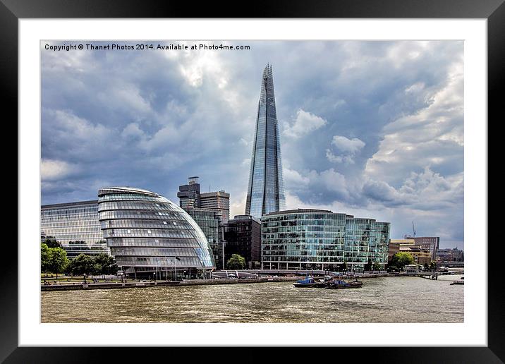 London skyline Framed Mounted Print by Thanet Photos