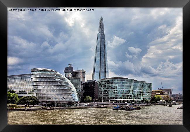 London skyline Framed Print by Thanet Photos