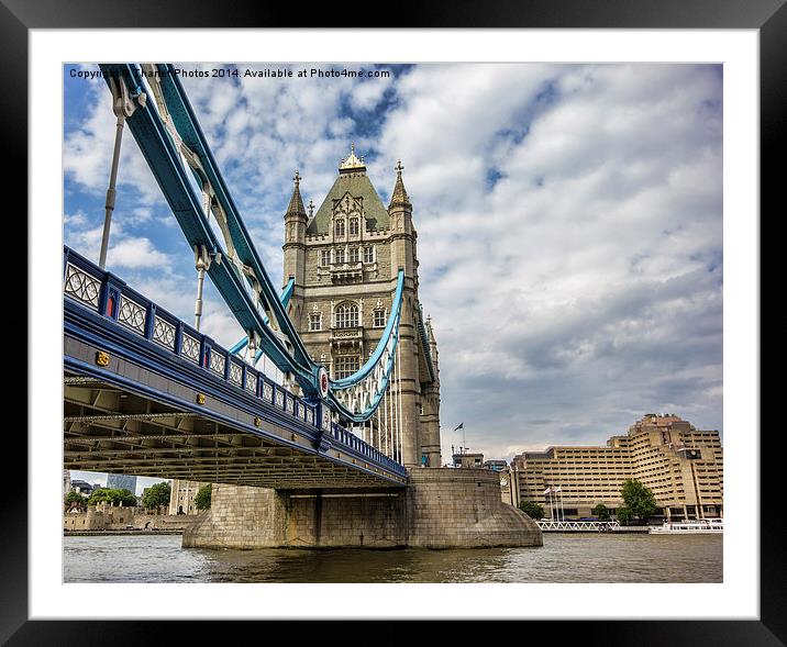 Tower bridge Framed Mounted Print by Thanet Photos