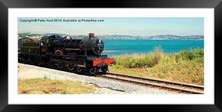 Torbay From The Train Framed Mounted Print by Peter F Hunt
