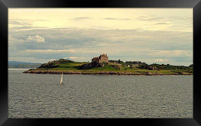 Duart Castle , Sailing By . Framed Print by Bill Lighterness