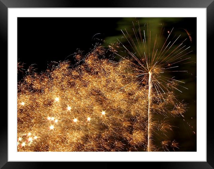 Golden Stars Framed Mounted Print by Pics by Jody Adams