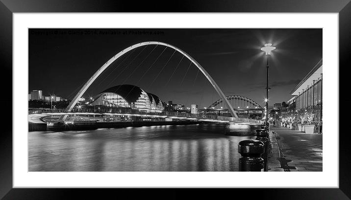 Down the Tyne Framed Mounted Print by Ian Clamp