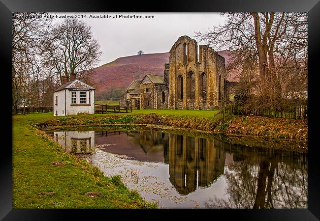 Valle Crucis Abbey Framed Print by Pete Lawless