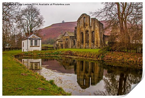 Valle Crucis Abbey Print by Pete Lawless