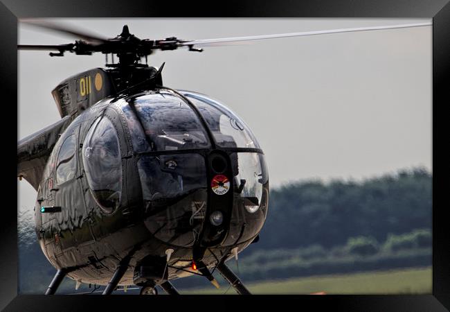 OH-6A Loach Framed Print by J Biggadike