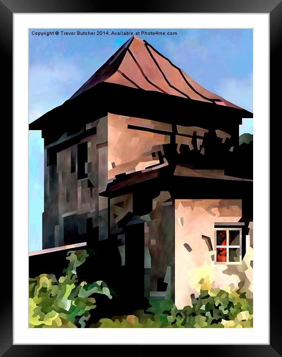 Railway Tower Framed Mounted Print by Trevor Butcher