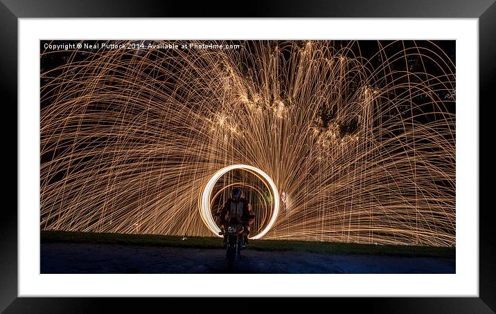 Sparks Framed Mounted Print by Neal P