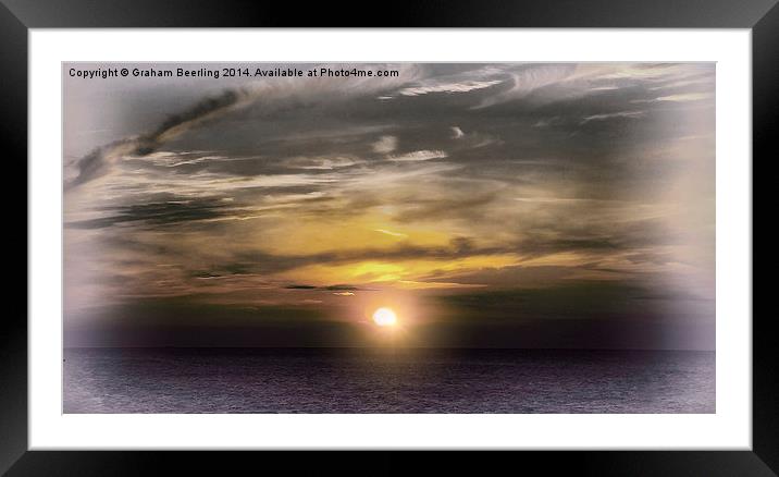 Margate Sunsets Framed Mounted Print by Graham Beerling