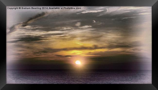 Margate Sunsets Framed Print by Graham Beerling