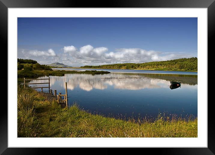 Loch Peallach, Isle of Mull Framed Mounted Print by Jacqi Elmslie