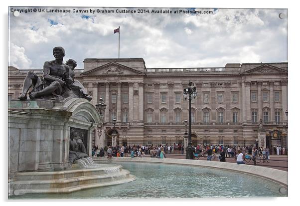 Buckingham Palace Acrylic by Graham Custance